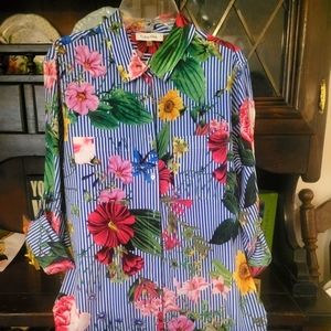 Calvin Klein Floral button up